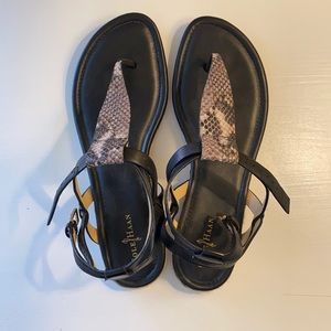 Cole Haan Black Leather Women’s Sandals Size 8.5
